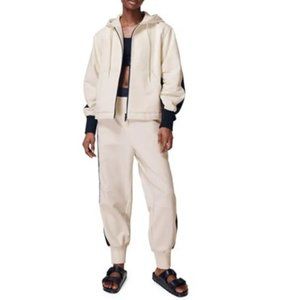 NWT-Sweaty Betty Swing Back Zip Through Jacket & Contrast Stripe Joggers-XL/14